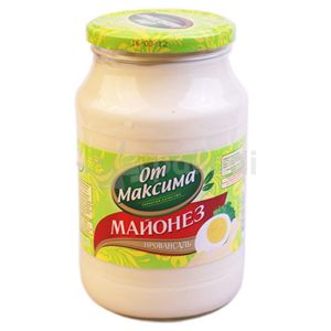 Майонез 0,900гр. ст/б От Максима 1/8
