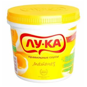 Майонез ЛУКА Золотой 0,85кг 1/12