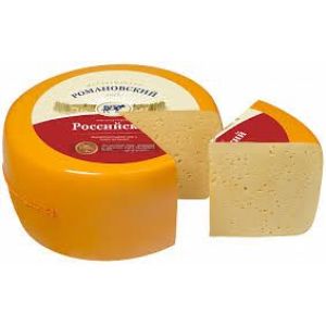 Сыр Российский ТМ Романовский маслосыродел 50% круг/брус~9кг/~5,5кг