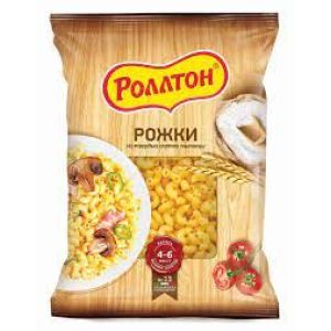 Макароны Ролтон 400г рожки 1/16