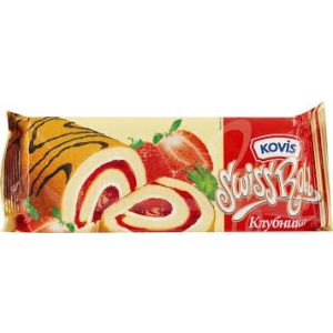 Рулет Ковис 175г клубника 1/15