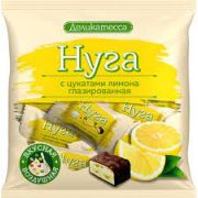 Конф Нуга глаз 240г с цукатами ананаса Деликатесса 1/24 606