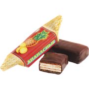 Конфеты вафельные Ананасные в/н 1/4