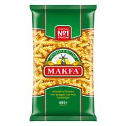 Макароны фас Макфа (223-3) 400г спирали 1/20