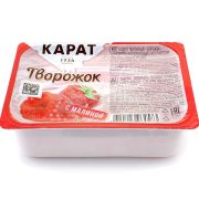 Творожок 230г Карат Фруктовый (малина) 1/8