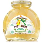 Компот Груша 580г пол. в сир. ст/б 1/12 Зол.Дол.